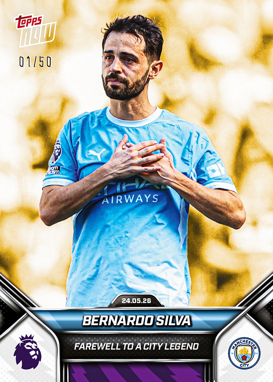 Bernardo Silva - 2025-26 Premier League Topps NOW - Card 202 - PR: 1007 - Image 7