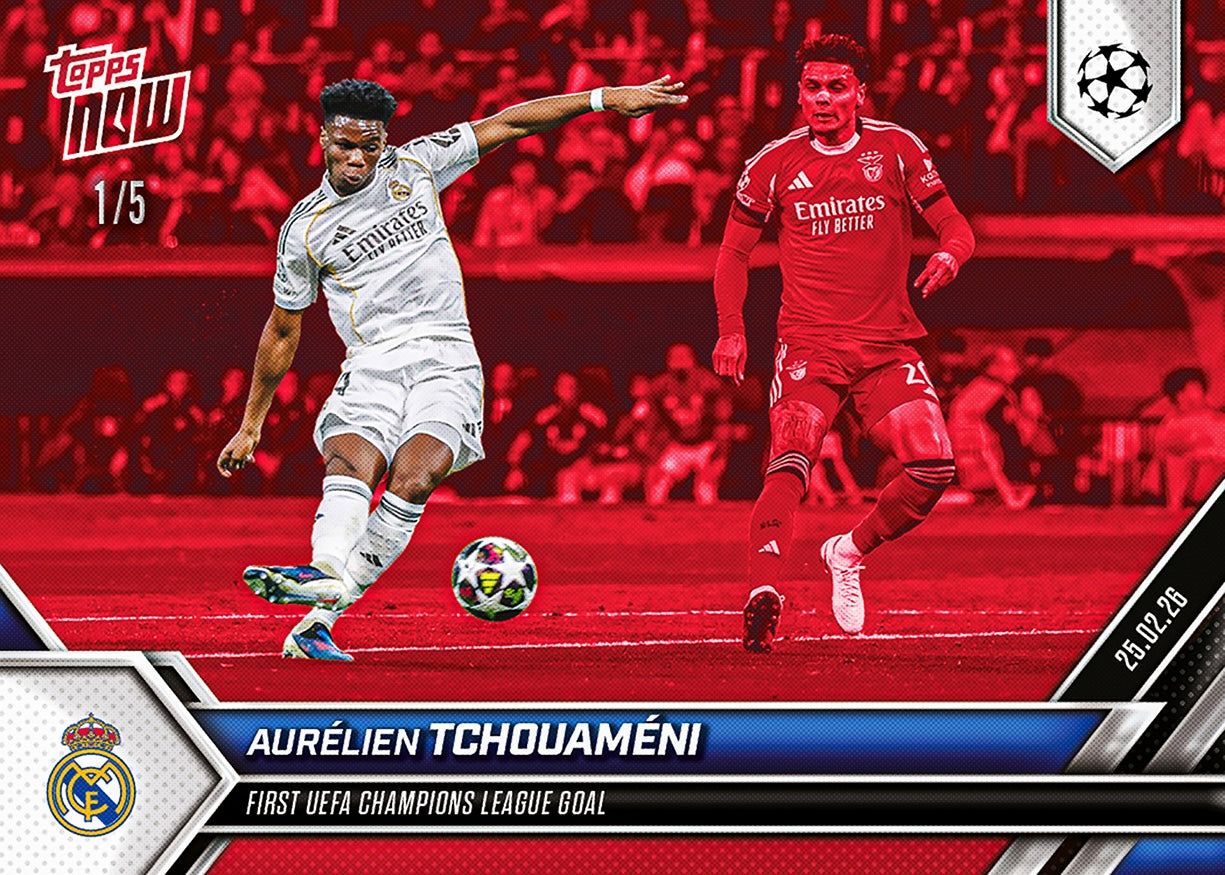 Aurélien Tchouaméni - 2025-26 UCL Topps NOW - Card 98 - PR: 249 - Image 3