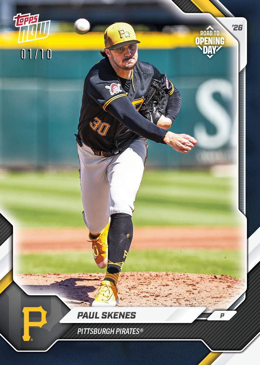 Alternative view of 2026 Pittsburgh Pirates MLB Topps NOW Road To Opening Day 11-Card Team Set - PR: 1103