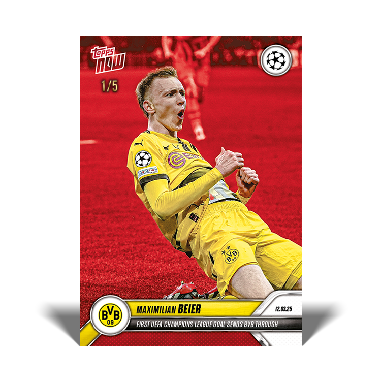 Maximilian Beier - 2024-25 UCL Topps NOW Card 126 - PR: 153 - Image 4