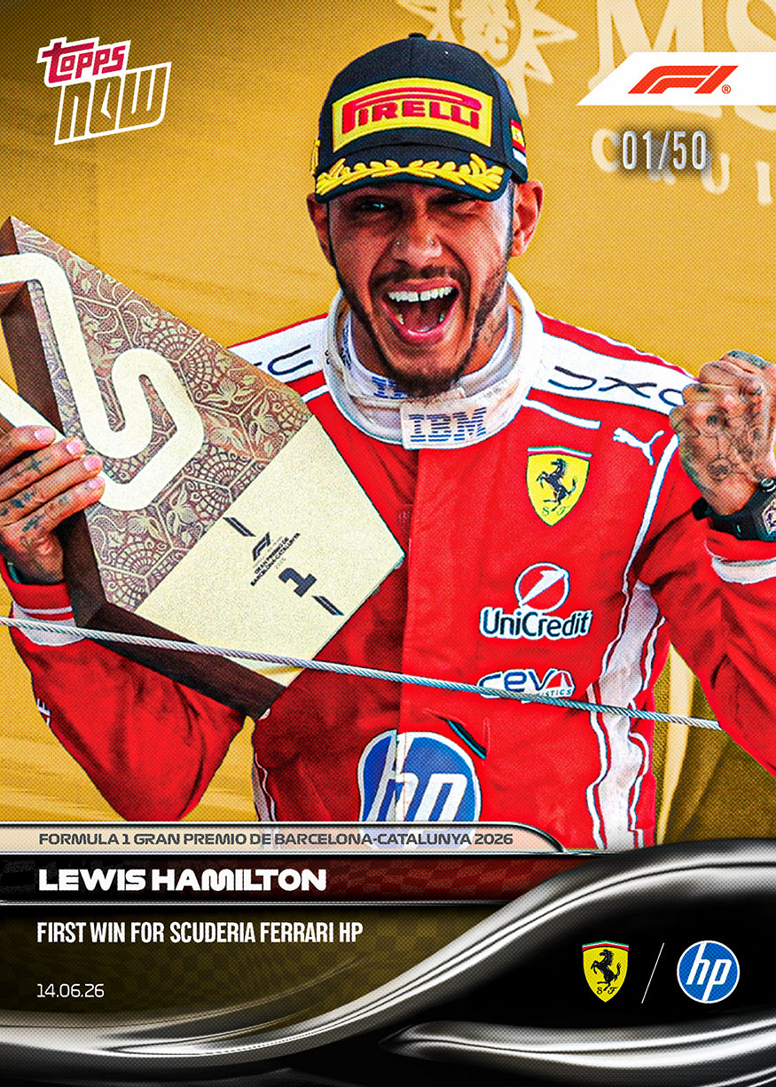 Lewis Hamilton - 2026 Formula 1 Topps NOW - Card 38 - PR: 69024 - Image 9