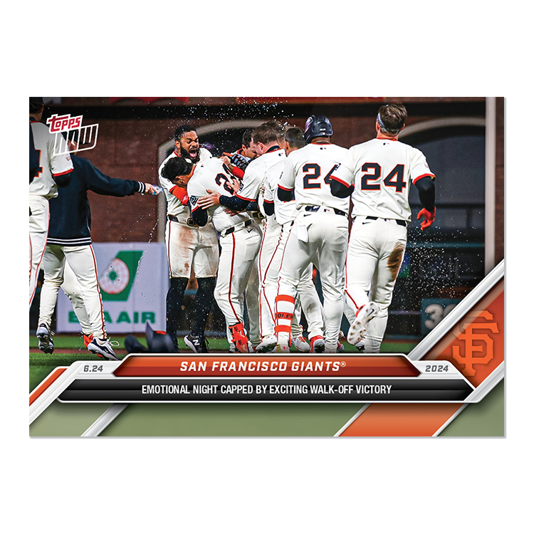 San Francisco Giants - 2024 MLB TOPPS NOW Card 344 - PR: 1026
