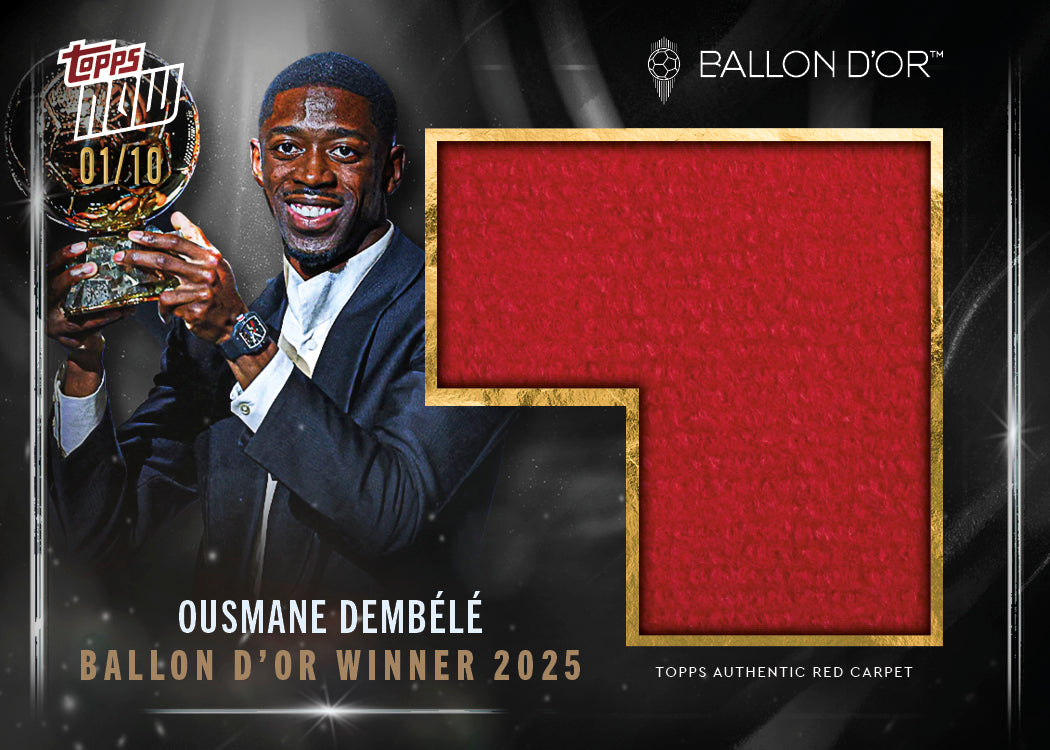 Ousmane Dembélé - 2025 Ballon d'Or Topps NOW - Card 1 - LOOK FOR AUTOS & RELICS - PR: 6702 - Image 7