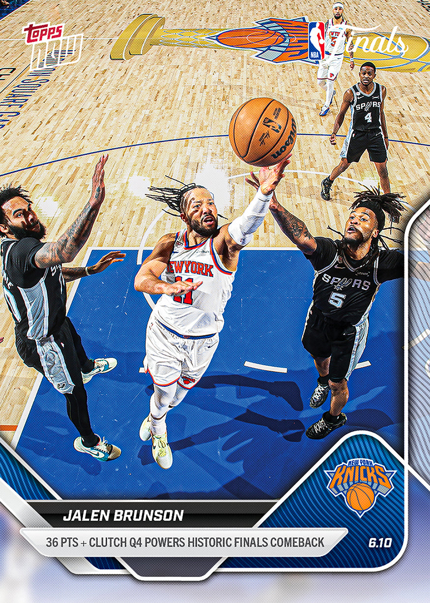 Jalen Brunson - 2025-26 NBA Topps NOW - Card 337 - PR: 14479