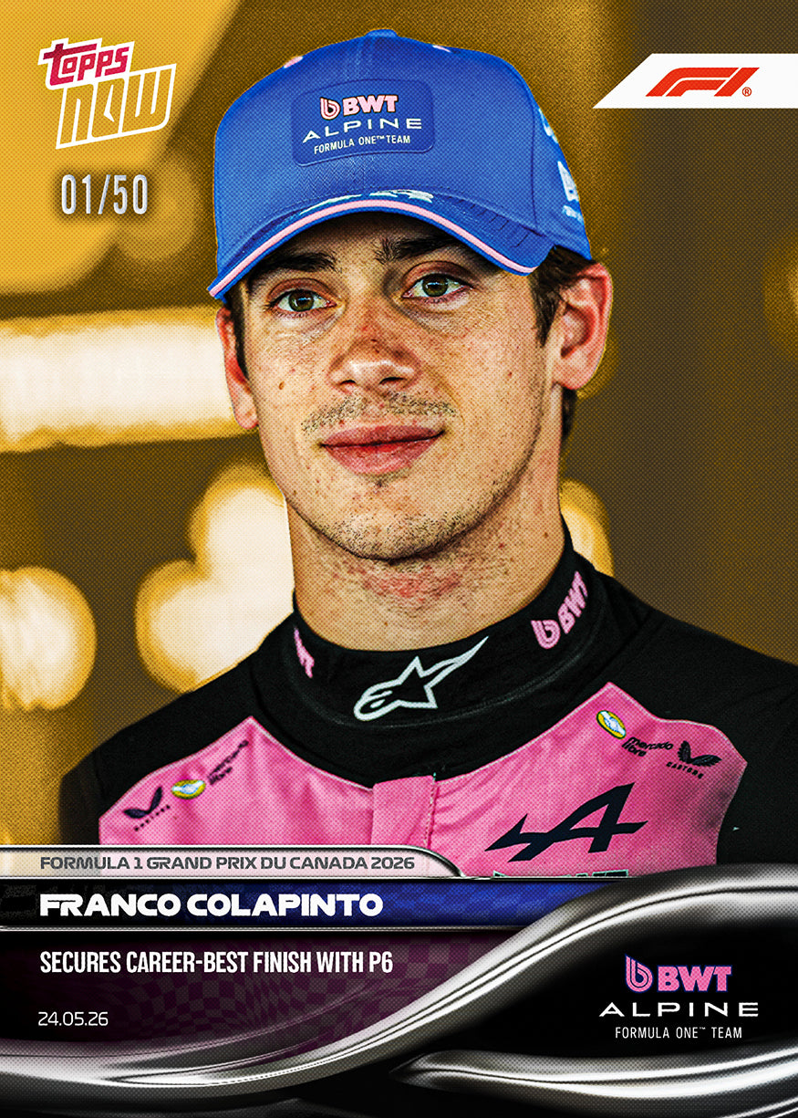 Franco Colapinto - 2026 Formula 1 Topps NOW - Card 31 - PR: 1187 - Image 6