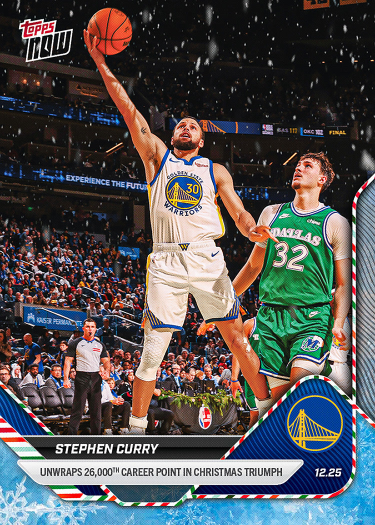 Stephen Curry - 2025-26 NBA Topps NOW - Card 101 - PR: 4893 - Image 2