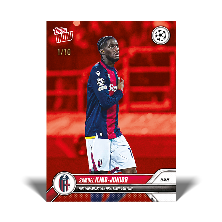 Samuel Iling-Junior - Englishman scores first European goal - 24/25 UCL Topps NOW Card 77 - PR: 110 - Image 3