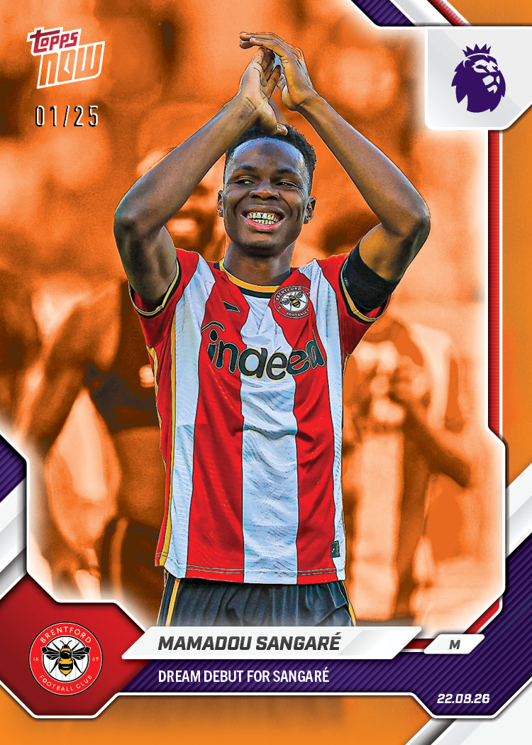 Mamadou Sangaré - 2026-27 Premier League Topps NOW - Card 2 - PR: 470 - Image 5