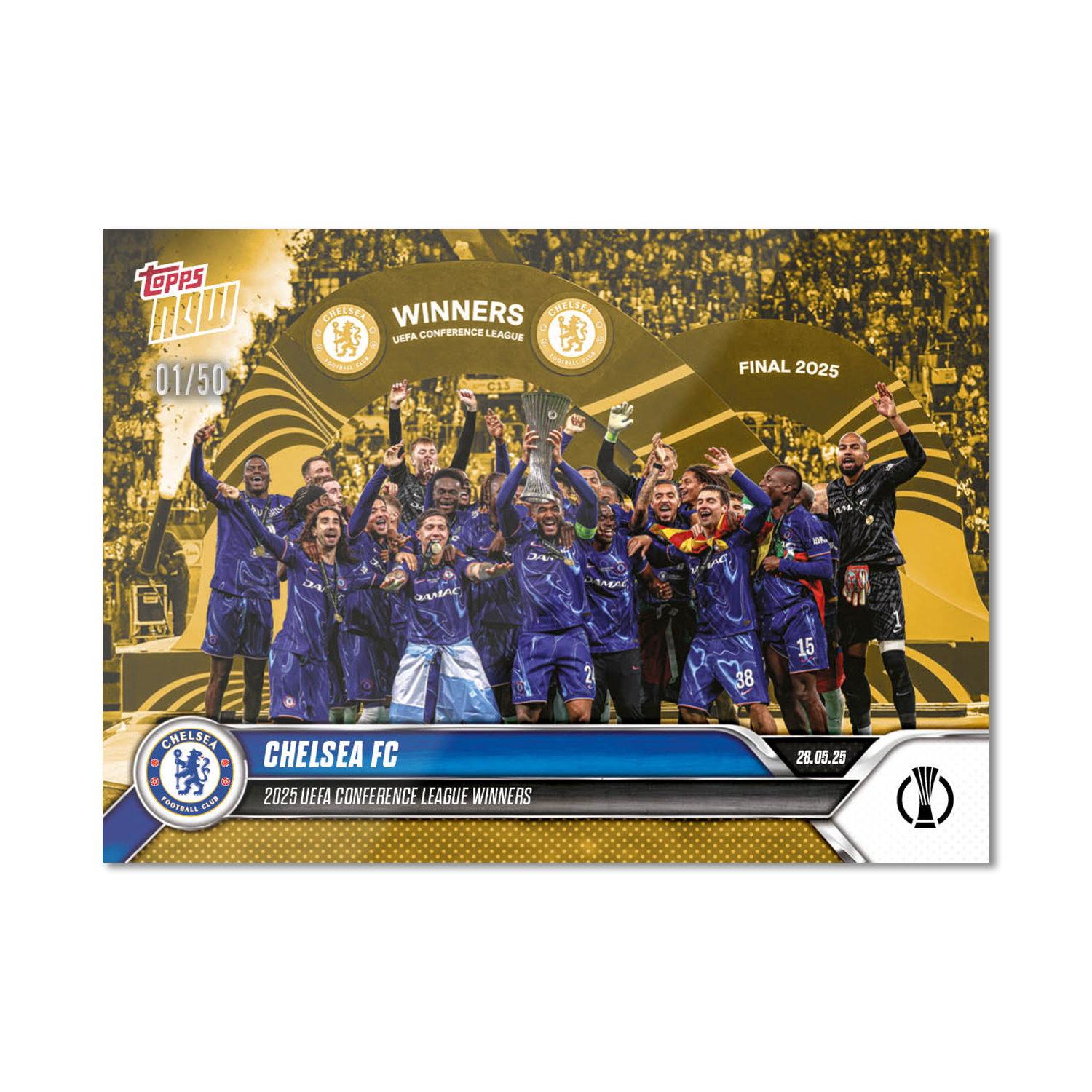 Chelsea FC - 2024-25 UECL Topps NOW - Card 15 - PR: 1410 - Image 6