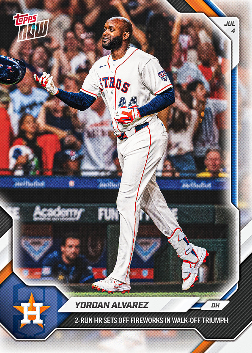 Yordan Alvarez - 2026 MLB Topps NOW - Card 415 - PR: 763