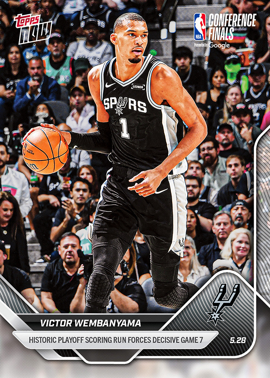 Victor Wembanyama - 2025-26 NBA Topps NOW - Card 323 - PR: 20538
