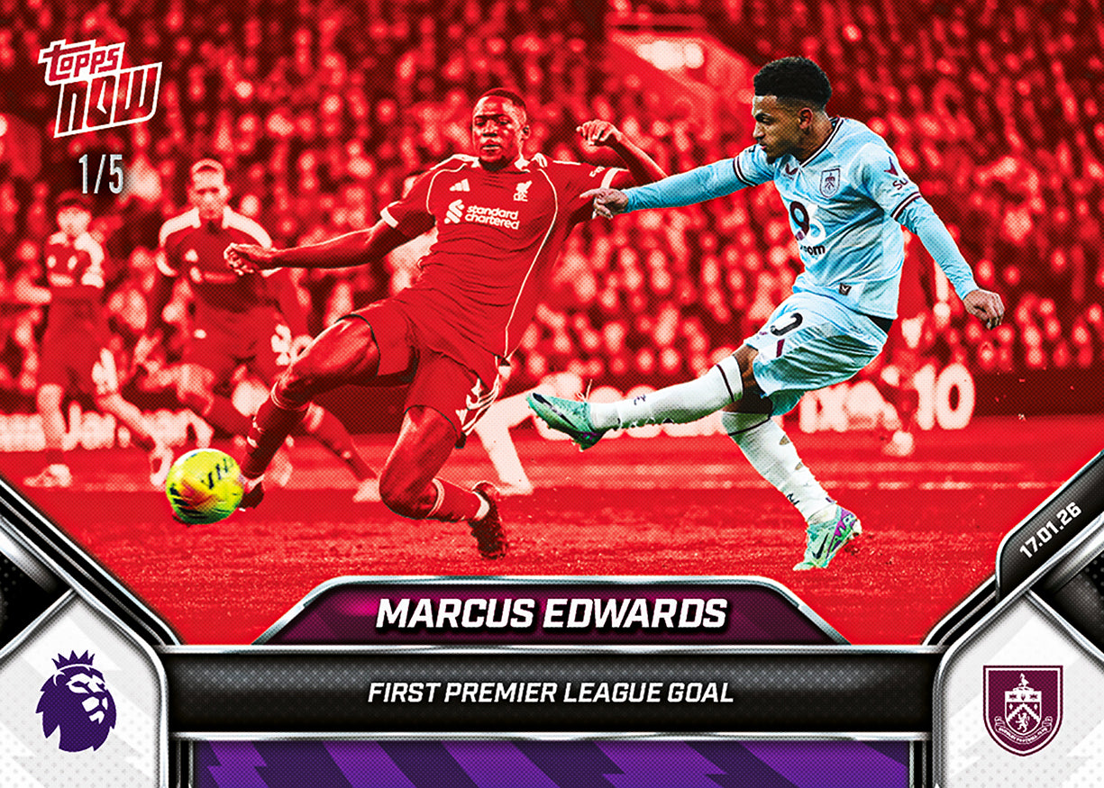 Marcus Edwards - 2025-26 Premier League Topps NOW - Card 111 - PR: 154 - Image 3