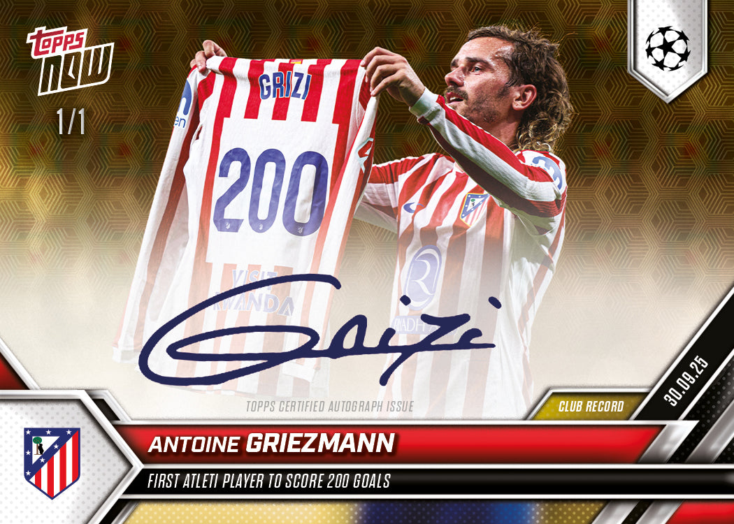 Antoine Griezmann - 2025-26 UCL Topps NOW - Card 25 - PR: 1683 - Image 2
