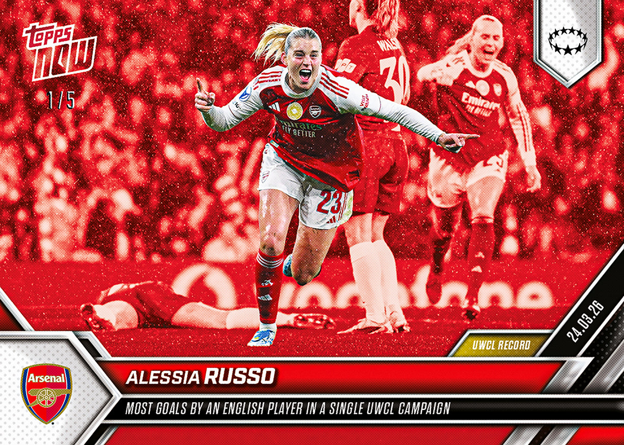 Alessia Russo - 2025-26 UWCL Topps NOW - Card 22 - PR: 768 - Image 3