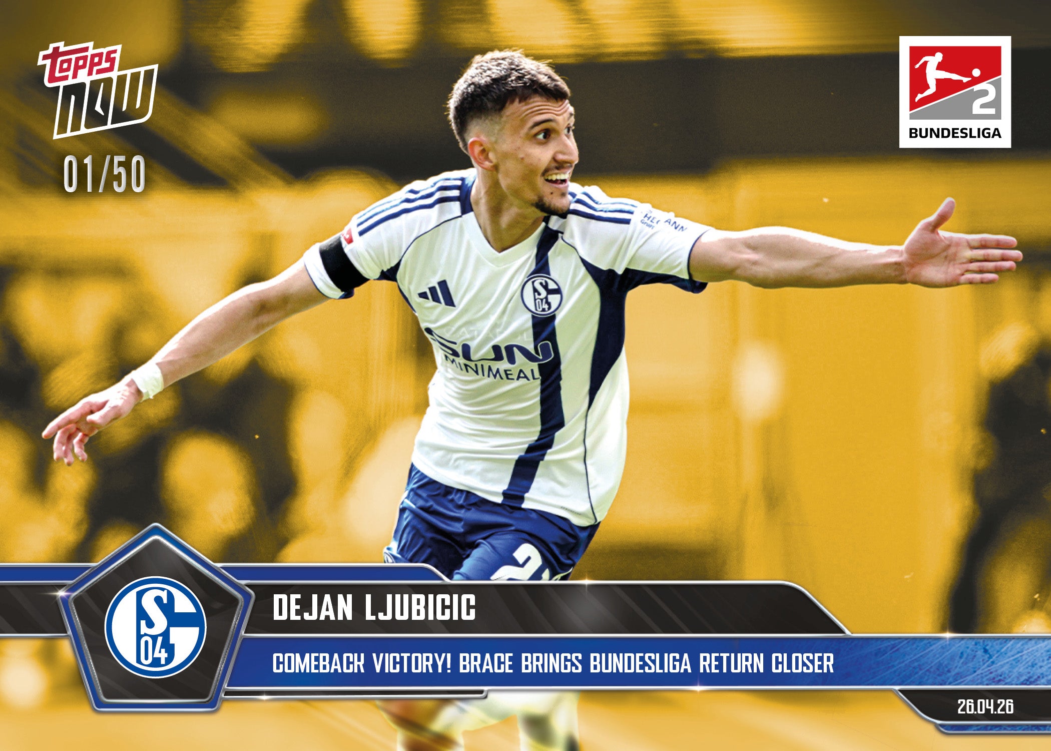 Dejan Ljubicic - 2025-26 Bundesliga Topps NOW - Card 182 - PR: 463 - Image 6