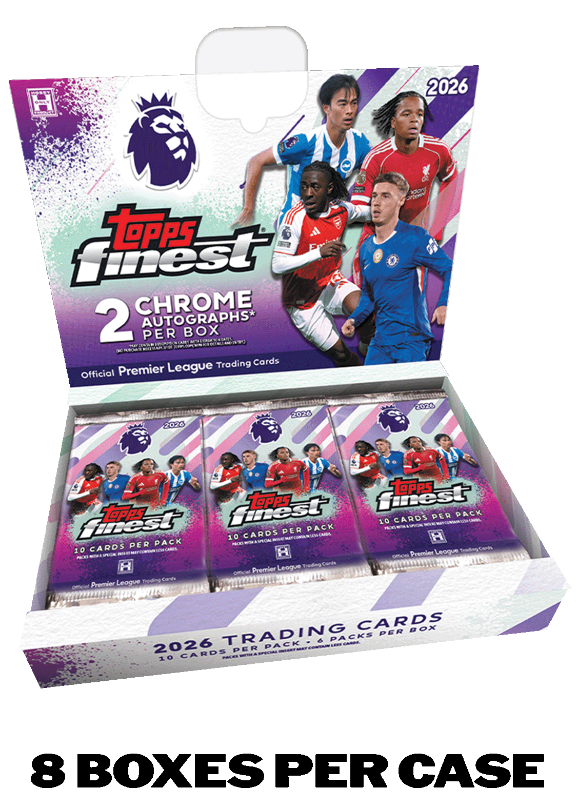 Topps Finest Premier League 2026 - Hobby Box - Sealed Case