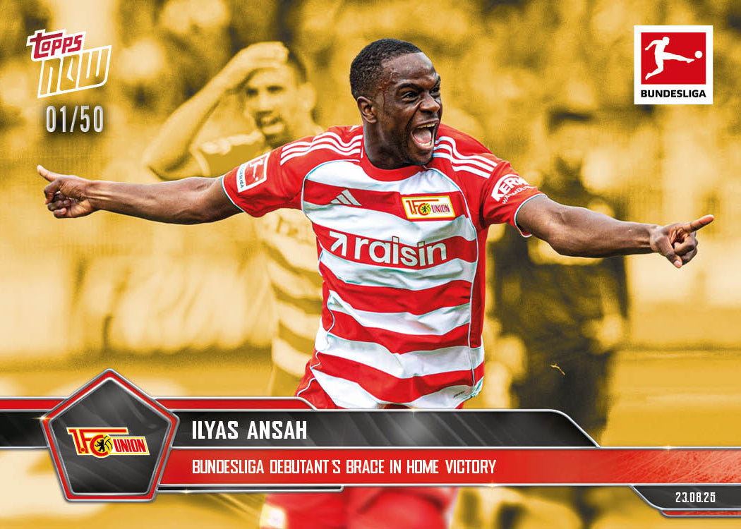 Ilyas Ansah - 2025-26 Bundesliga Topps NOW - Card 8 - PR: 125 - Image 6