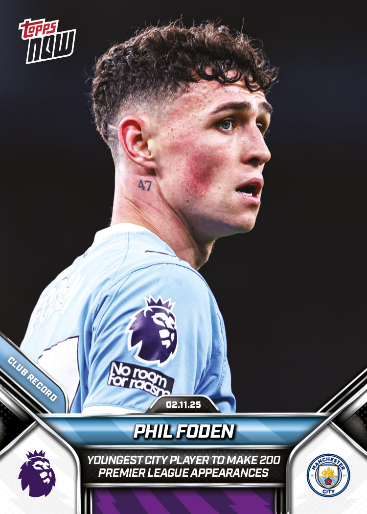 Phil Foden - 2025-26 Premier League Topps NOW - Card 47 - PR: 677 - Image 2