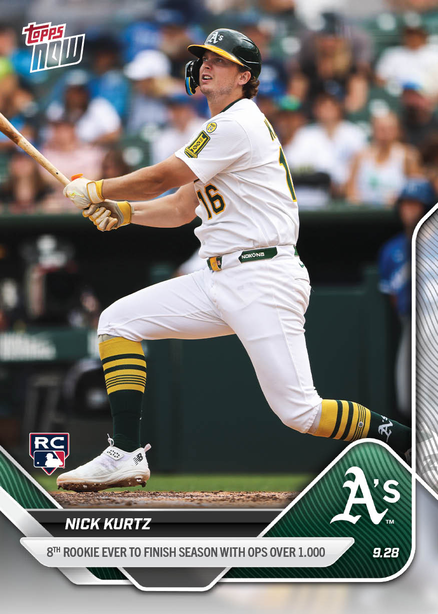 Nick Kurtz - 2025 MLB Topps NOW - Card 787 - PR: 3554