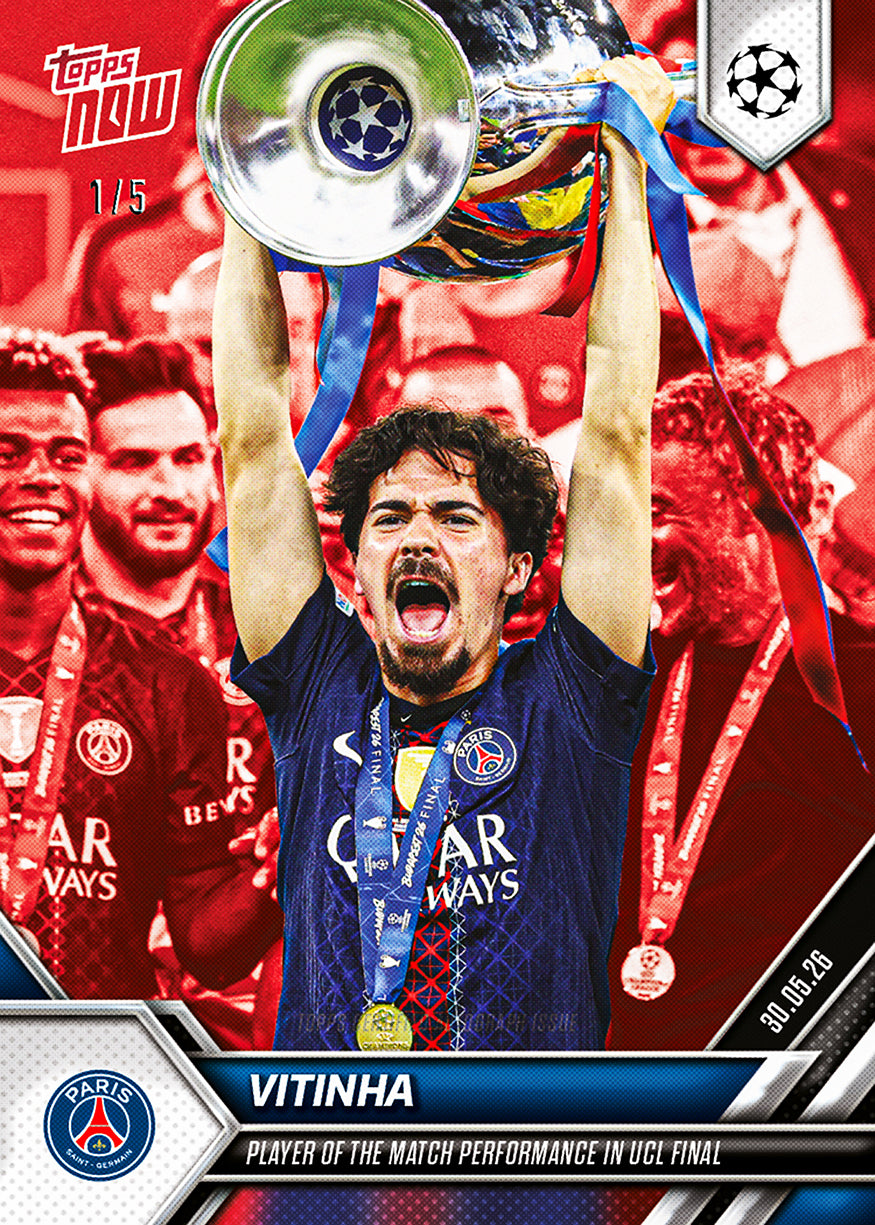 Vitinha - 2025-26 UCL Topps NOW - Card 142 - PR: 2235 - Image 5
