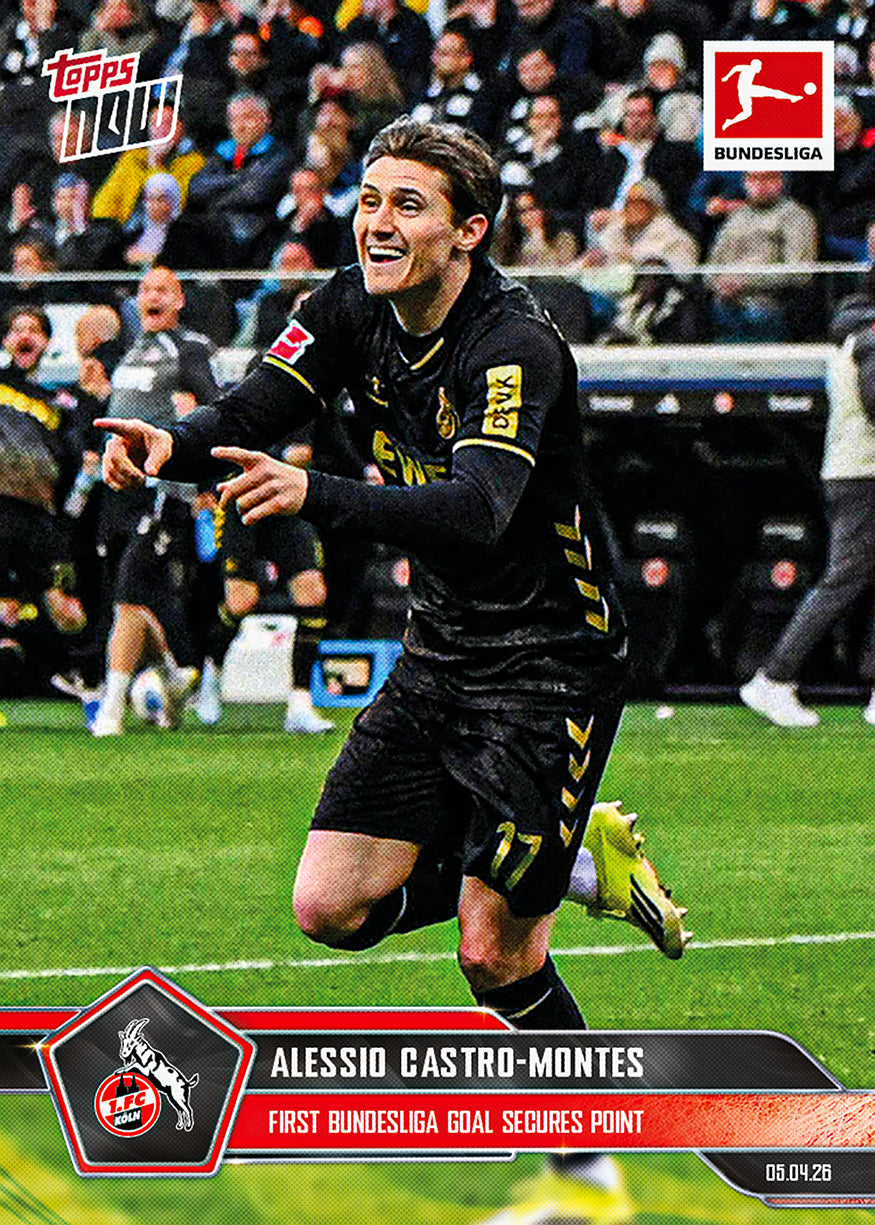 Alessio Castro-Montes - 2025-26 Bundesliga Topps NOW - Card 163 - PR: 204