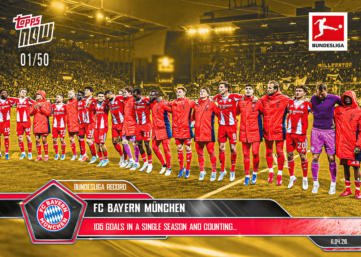 FC Bayern München - 2025-26 Bundesliga Topps NOW - Card 166 - PR: 1265 - Image 6