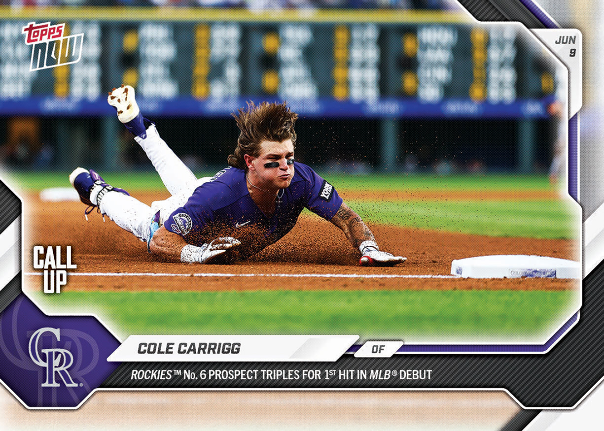 Cole Carrigg - 2026 MLB Topps NOW - Card 306 - PR: 737