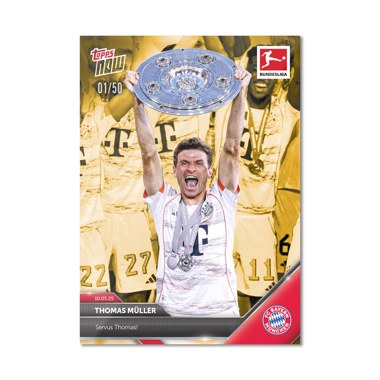 Thomas Müller - 2024-25 Bundesliga Topps NOW - Card 187 - PR: 1738 - Image 6