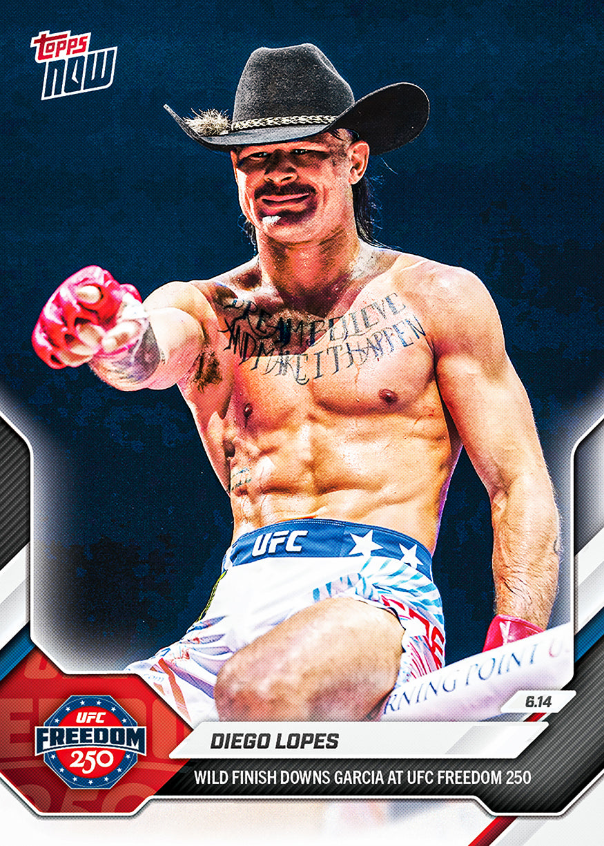 Diego Lopes - 2026 UFC Topps NOW - Card 23 - PR: 5908