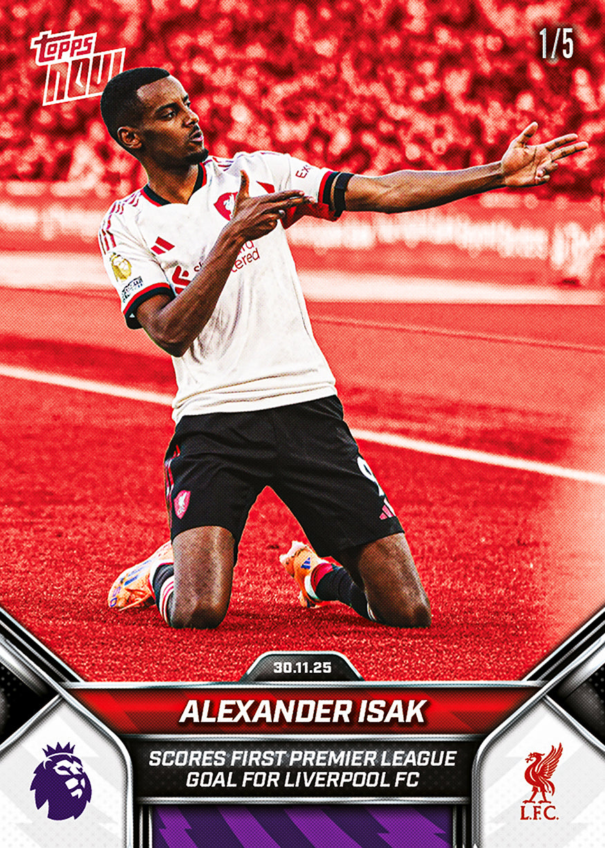 Alexander Isak - 2025-26 Premier League Topps NOW - Card 67 - PR: 863 - Image 3