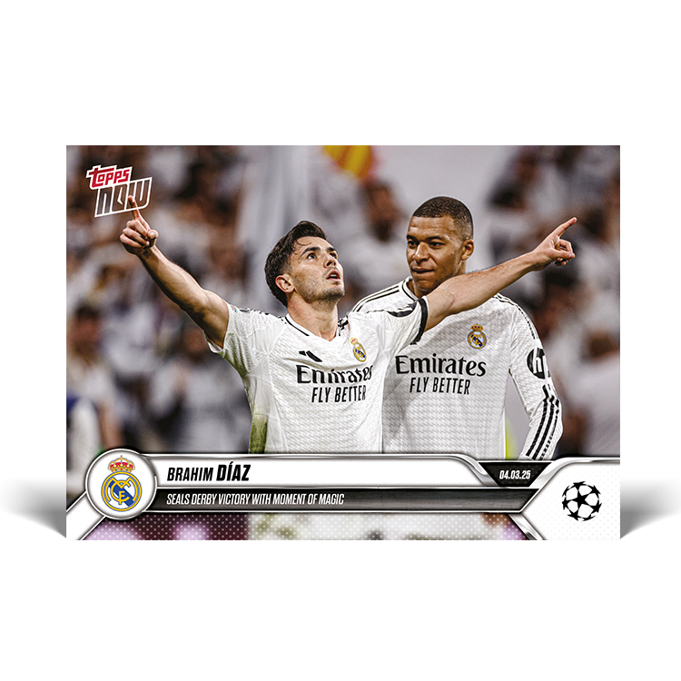 Brahim Diaz - 2024-25 UCL Topps NOW Card 112 - PR: 451
