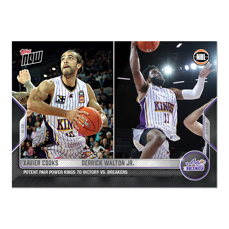 Xavier Cooks/Derrick Walton Jr. - 2022-23 NBL TOPPS NOW Card 56 - PR: 38