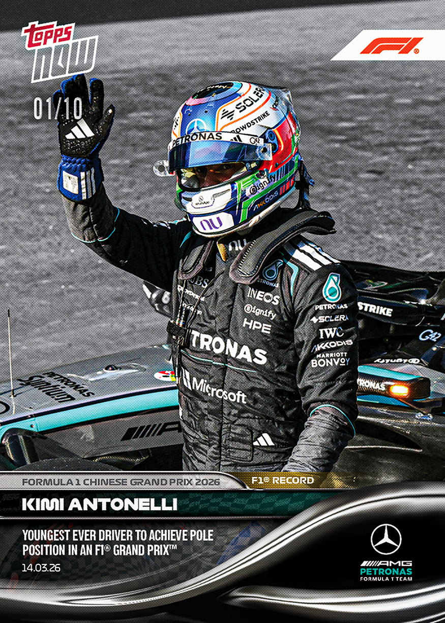 Kimi Antonelli - 2026 Formula 1 Topps NOW - Card 17 - PR: 9379 - Image 4