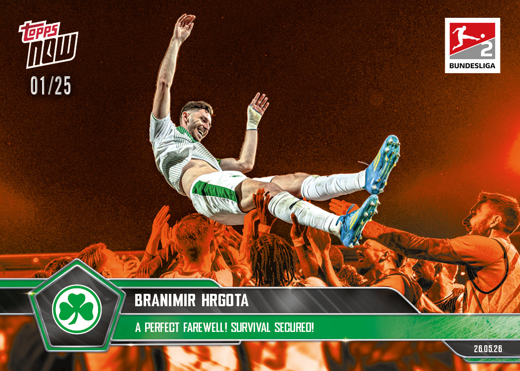 Branimir Hrgota - 2025-26 Bundesliga Topps NOW - Card 201 - PR: 131 - Image 5