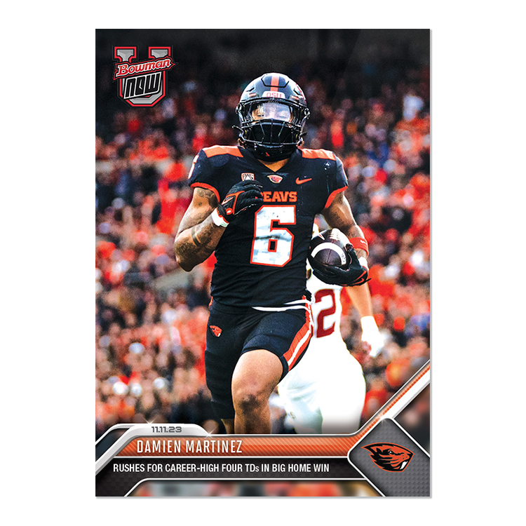 Damien Martinez - 2023 Bowman U NOW Football Card 26 - PR: 476