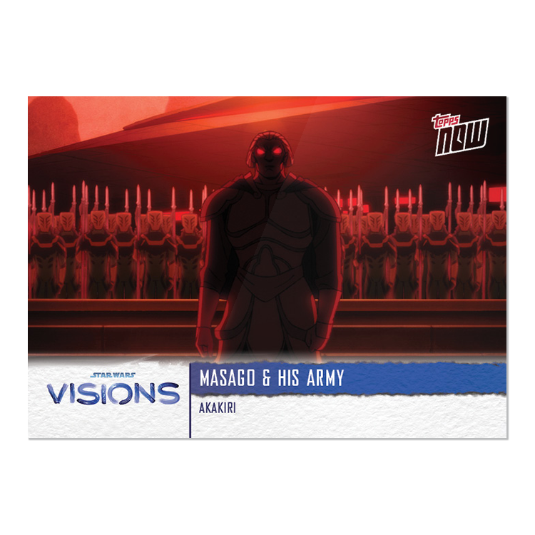 2021 Star Wars Visions TOPPS NOW - 5-Card Pack - Akakiri - PR: 484 - Image 4