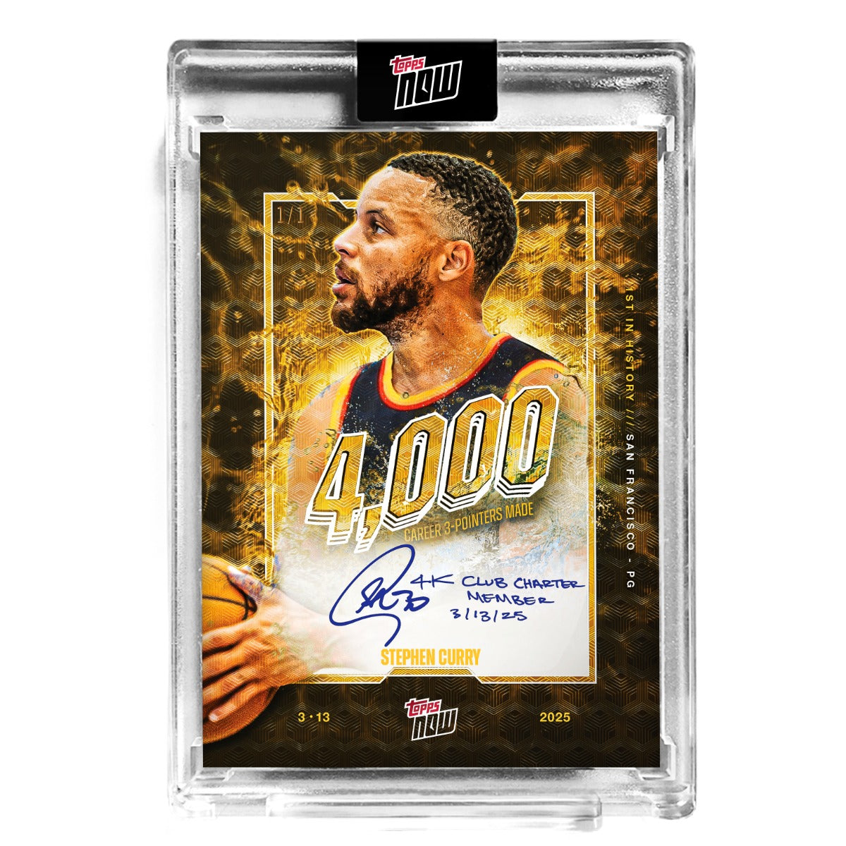 Steph Curry - 2024-25 Topps NOW Basketball Card 13 - LOOK FOR AUTOS - PR: 74,335 - Image 2