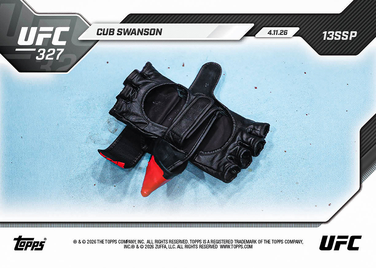 Cub Swanson - 2026 UFC Topps NOW - Card 14 - PR: 860 - Image 4