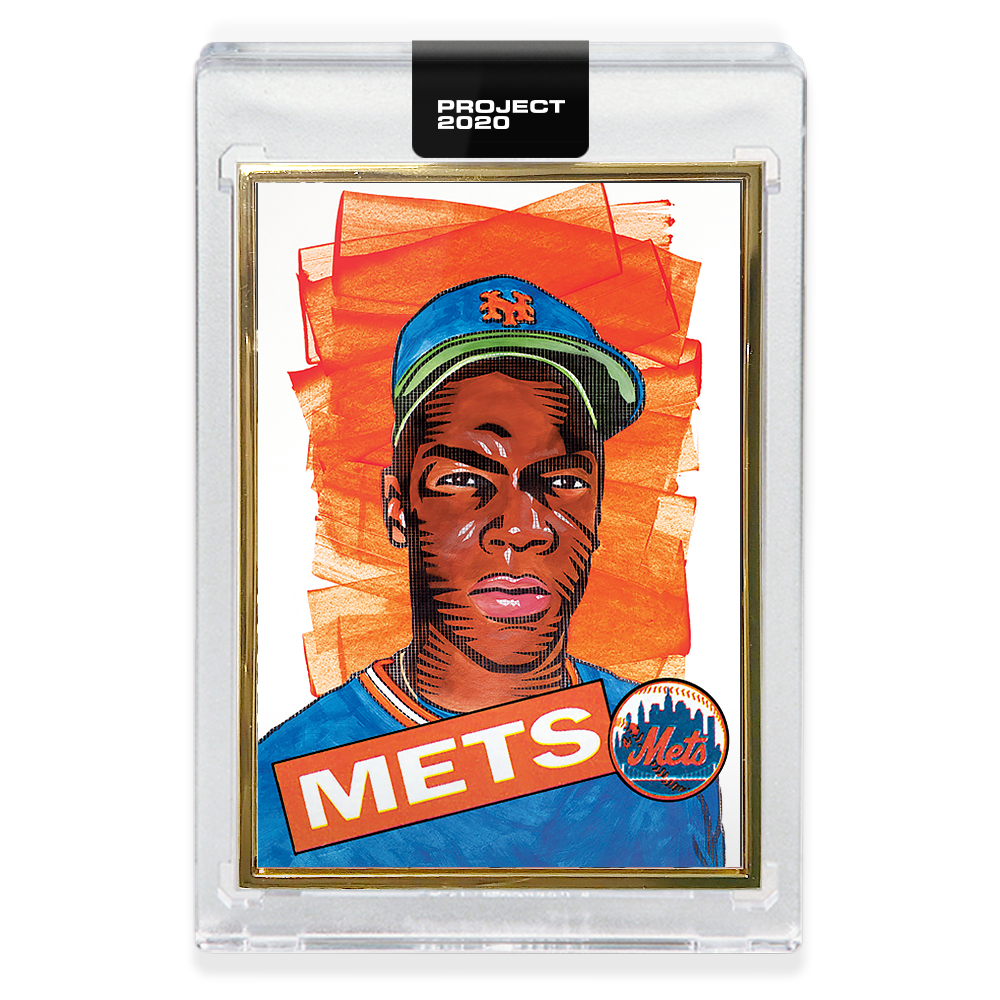 Alternative view of Topps PROJECT 2020 Card 228 - 1985 Dwight Gooden by Blake Jamieson - Print run: 4719