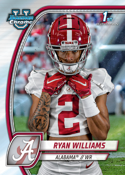 2024 Bowman University Chrome Football - Hobby Box - Sealed Case - Image 3