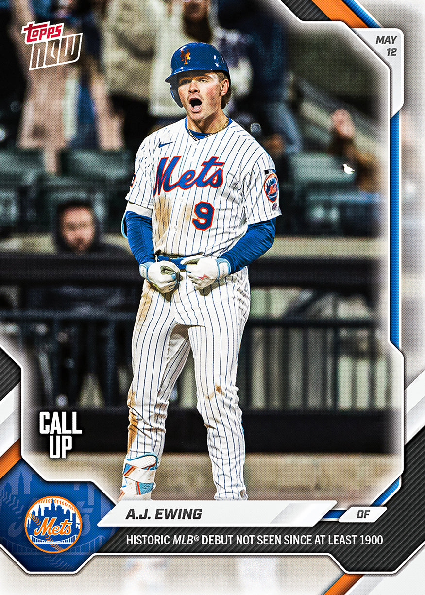 Alternative view of A.J. Ewing - 2026 MLB Topps NOW - Card 193 - PR: 6311