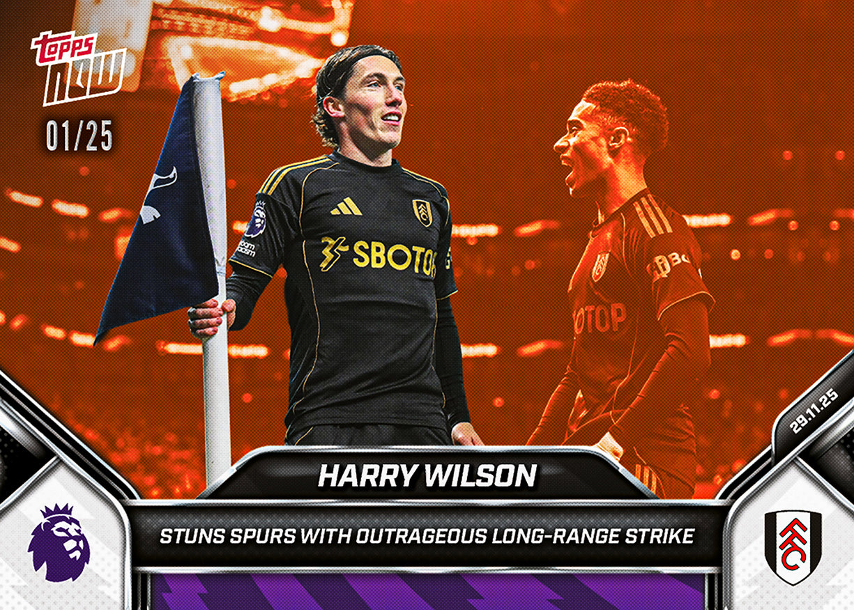 Harry Wilson - 2025-26 Premier League Topps NOW - Card 66 - PR: 154 - Image 5