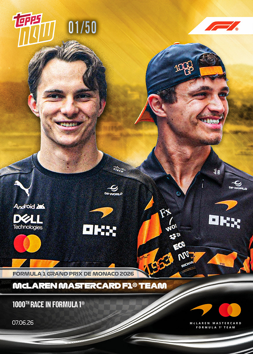 McLaren Mastercard F1 Team - 2026 Formula 1 Topps NOW - Card 37 - PR: 5080 - Image 7