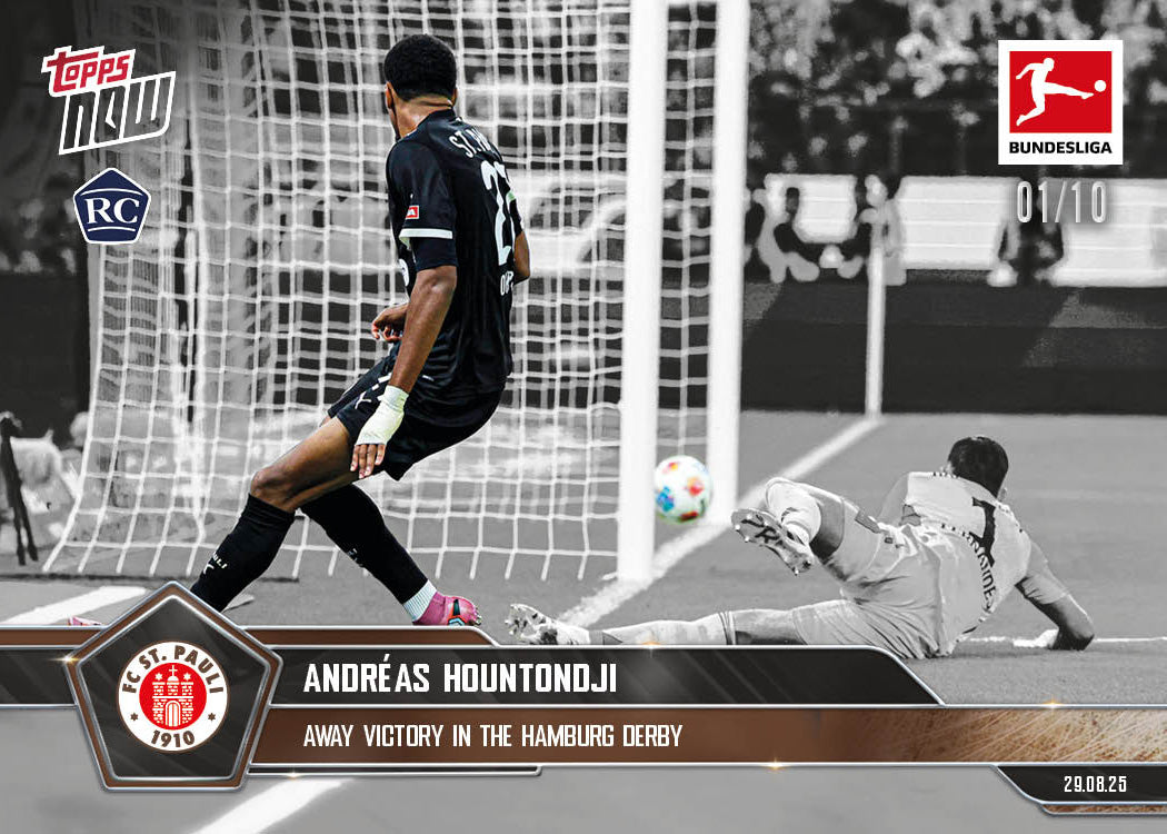 Andréas Hountondji - 2025-26 Bundesliga Topps NOW - Card 11 - PR: 367 - Image 4