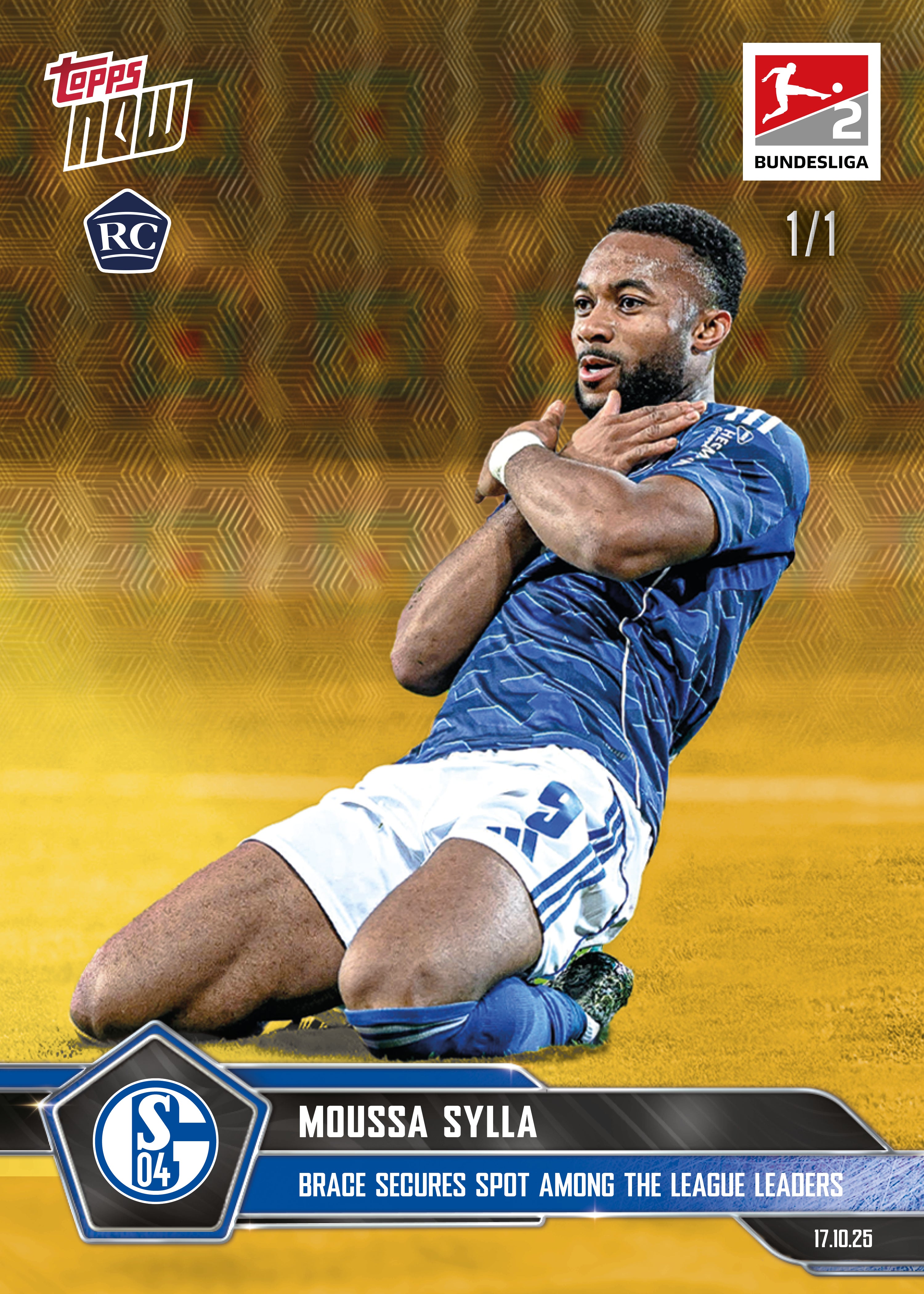 Moussa Sylla - 2025-26 Bundesliga Topps NOW - Card 41 - PR: 489 - Image 2