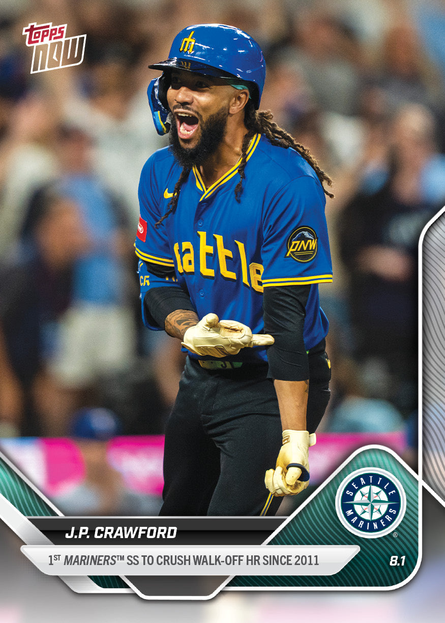 J.P. Crawford - 2025 MLB Topps NOW - Card 499 - PR: 633