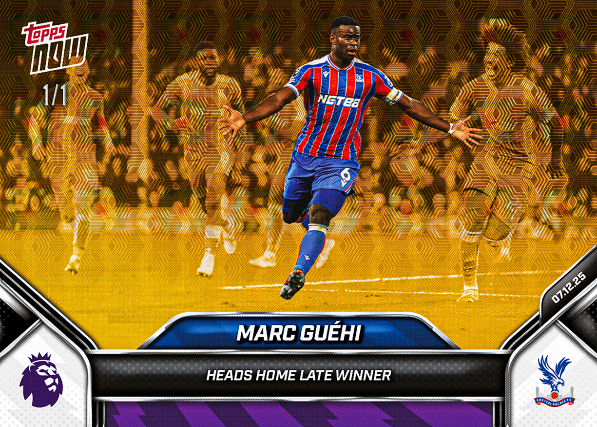 Marc Guéhi - 2025-26 Premier League Topps NOW - Card 79 - PR: 144 - Image 2