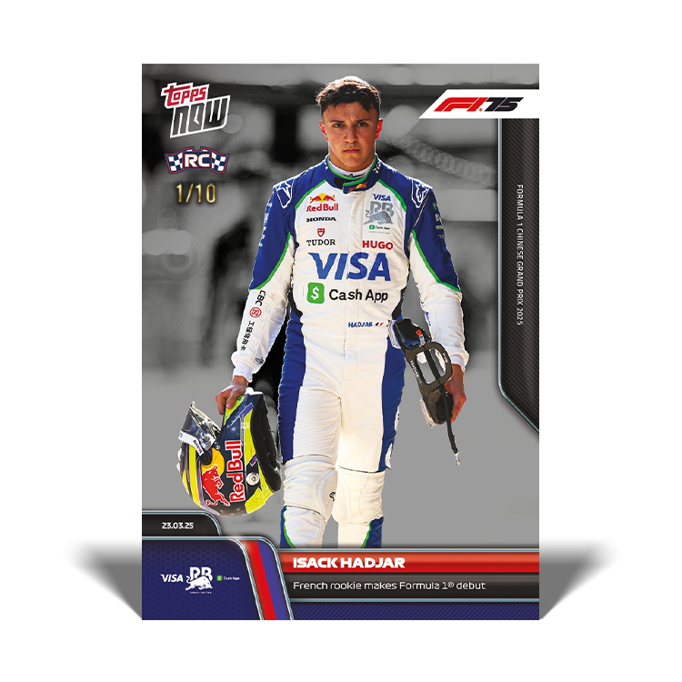 Isack Hadjar - 2025 Formula 1 Topps NOW Card 24 - PR: 853 - Image 6