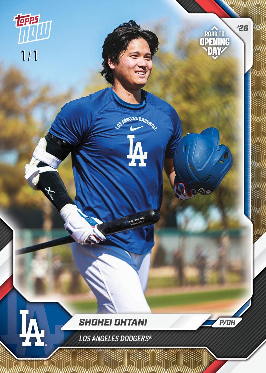 2026 Los Angeles Dodgers MLB Topps NOW Road To Opening Day 11-Card Team Set - PR: 5721 - Image 2