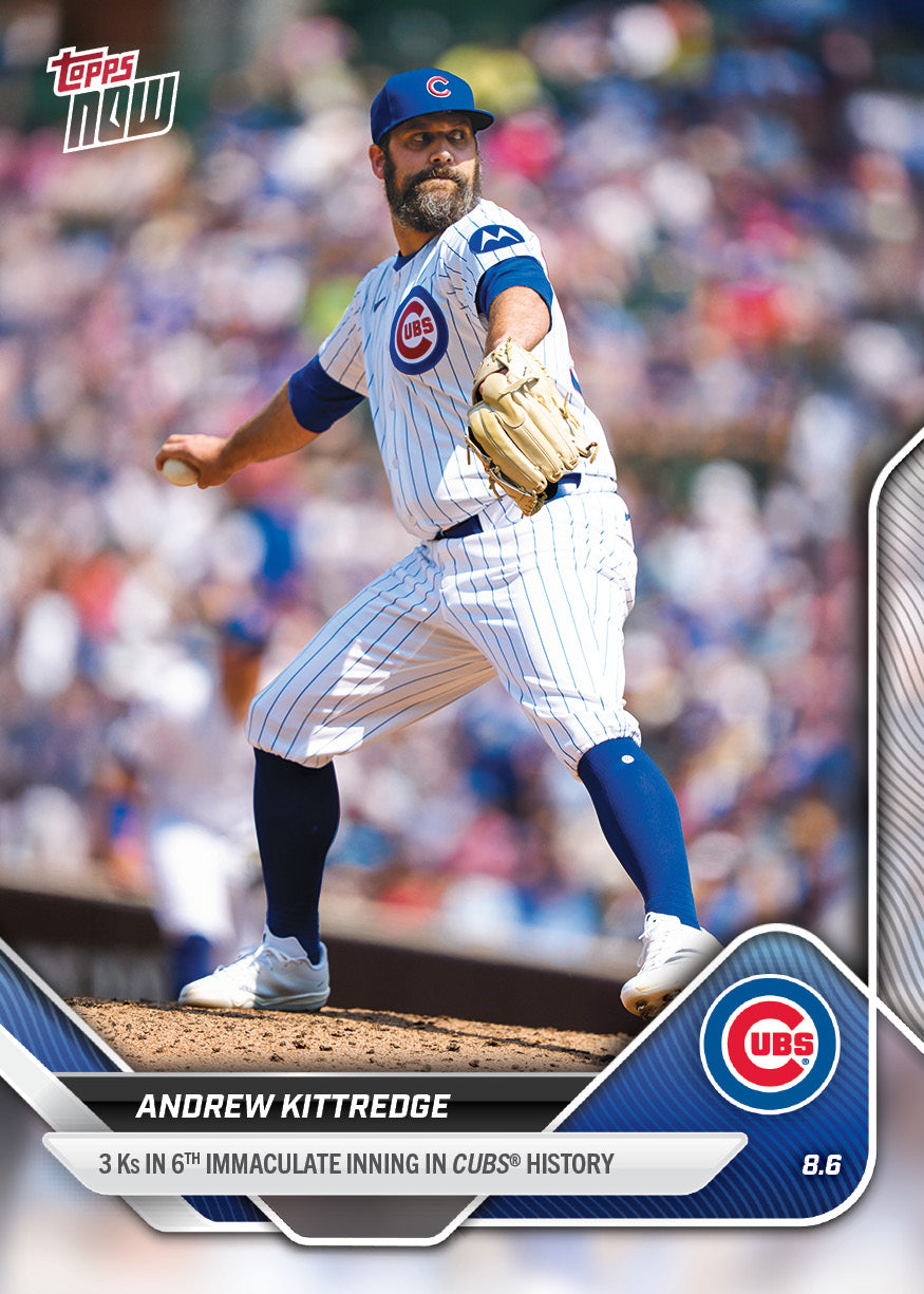 Andrew Kittredge - 2025 MLB Topps NOW - Card 522 - PR: 909